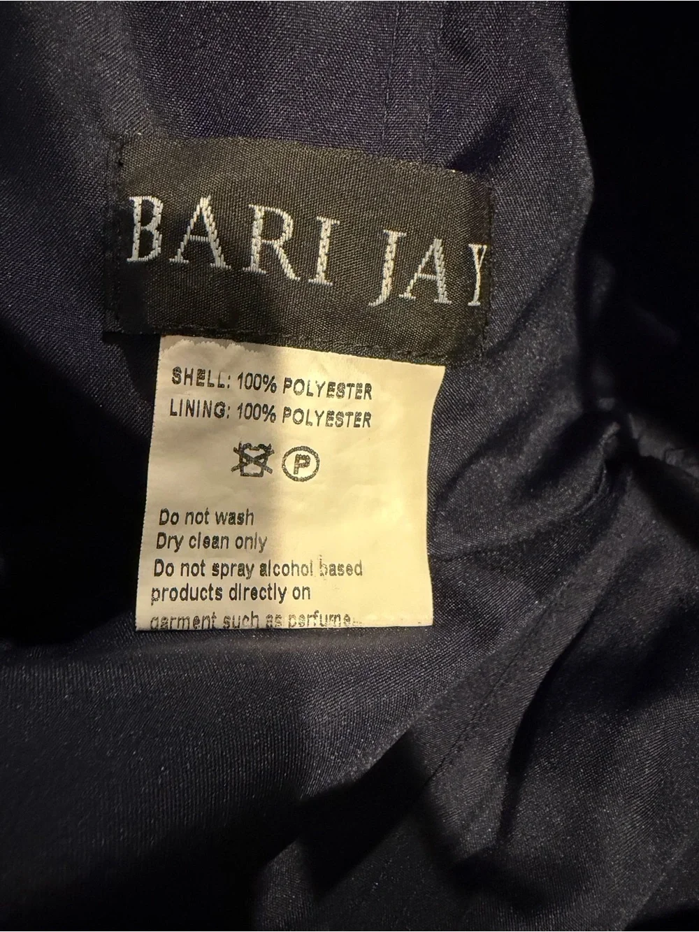 Bari Jay Navy Blue Chiffon Maxi Dresses (set of 2 for Jr. Bridesmaids)
